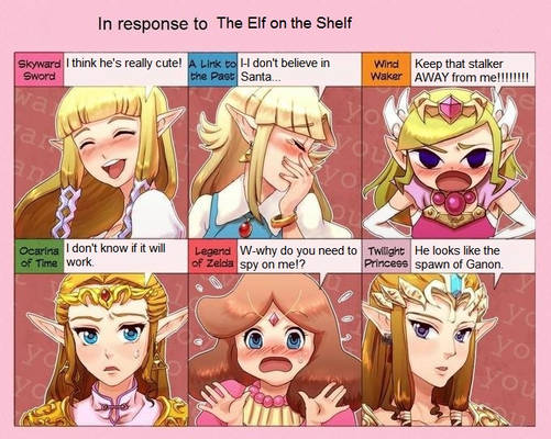 Zelda's Reaction: Elf on the shelf