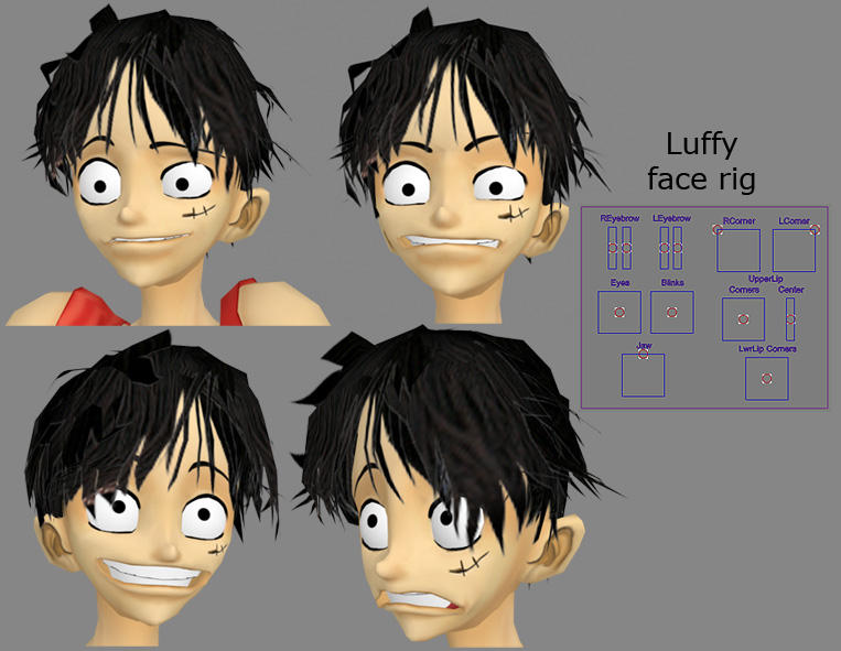 Luffy Expressions by Athey on DeviantArt
