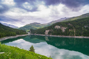 Lake Marmorera, Switzerland