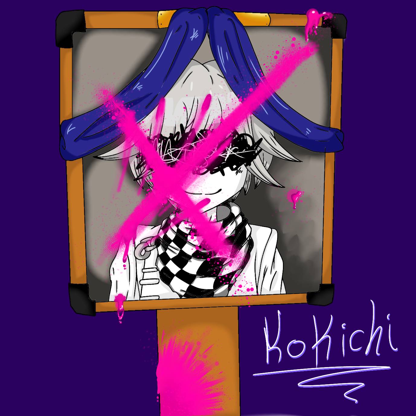 Kokichi portrait by AnimeSimp66 on DeviantArt