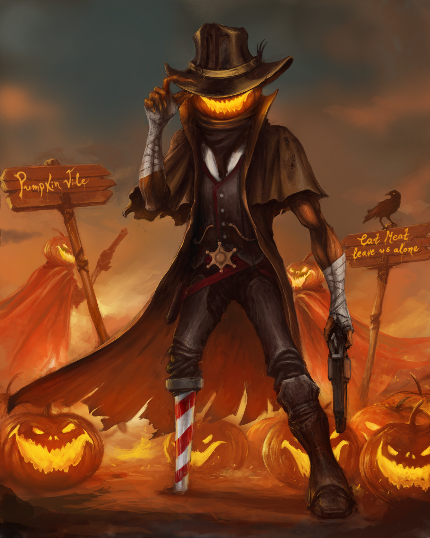 Pumpkin Head Sheriff