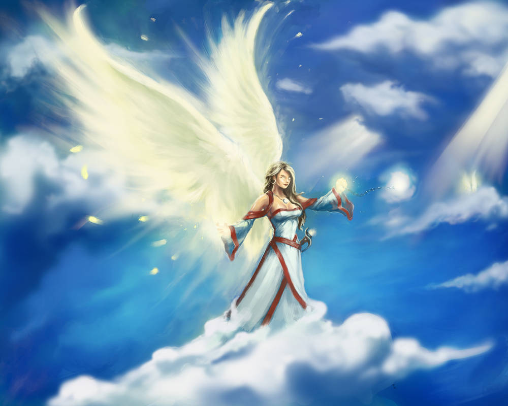 Angel Skies by PaladinPainter Angel Skies by PaladinPainter