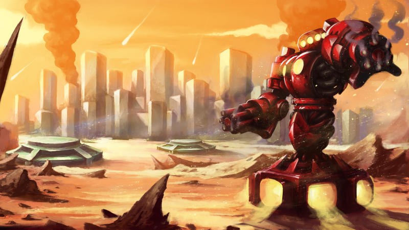 Steam game commission - Devader by PaladinPainter on DeviantArt