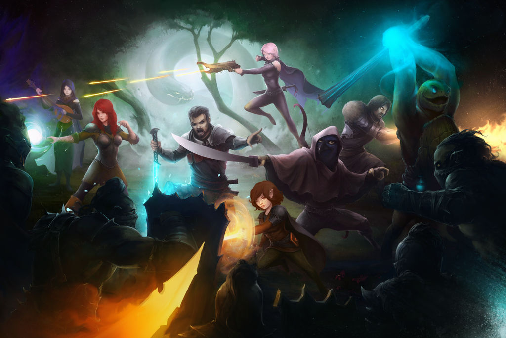 Dnd Party by PaladinPainter on DeviantArt