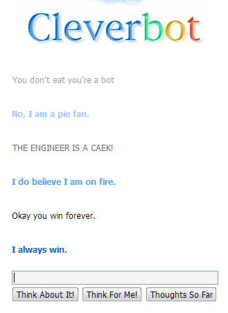 Cleverbot is Win