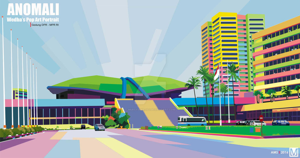 Warna-warni Gedung DPR - MPR Republik Indonesia by Mursyidinejad on ...