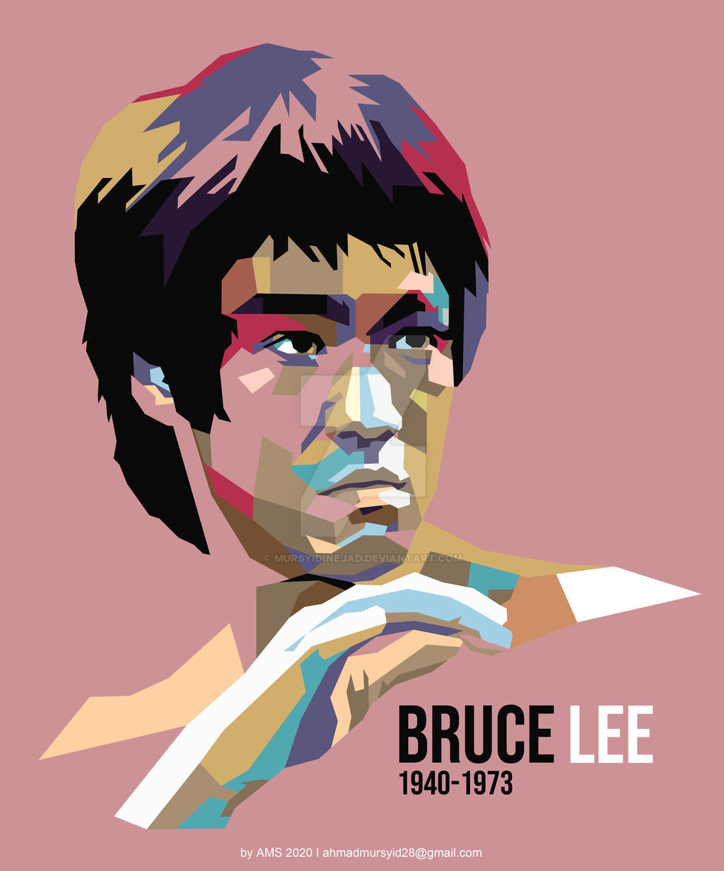 Bruce Lee in WPAP by Mursyidinejad on DeviantArt