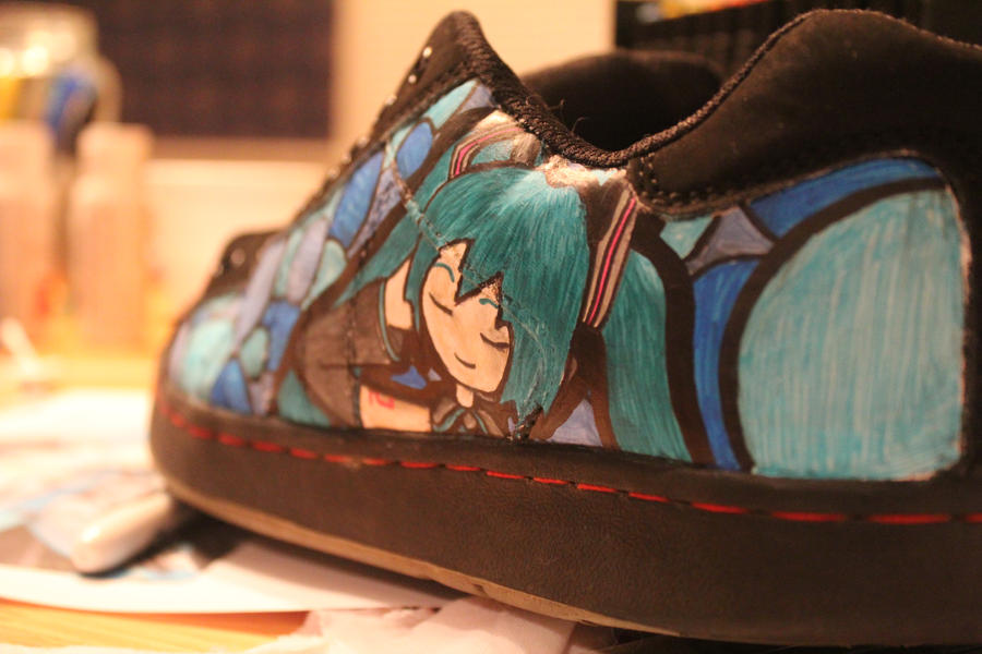 Vocaloid Shoes - Miku - WIP