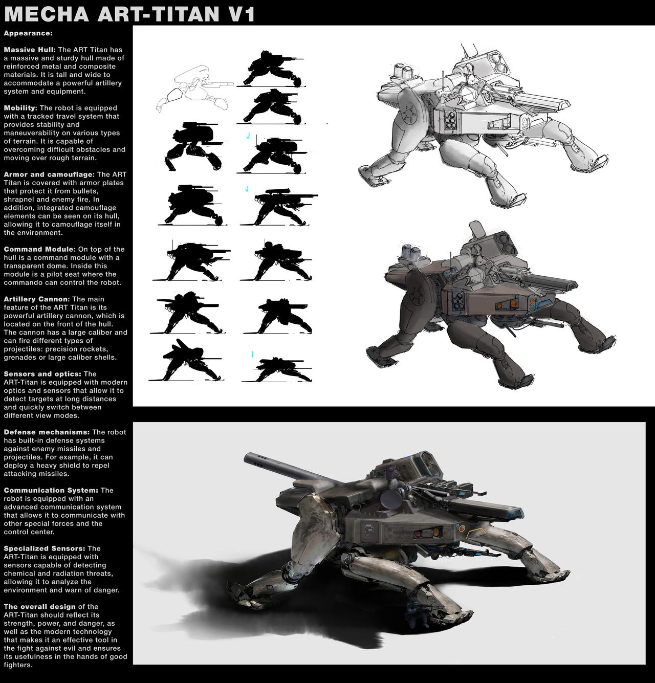 Mecha concept art by SenTidn on DeviantArt