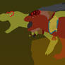 Sasha Rex and TarboAnne Running With Each Other