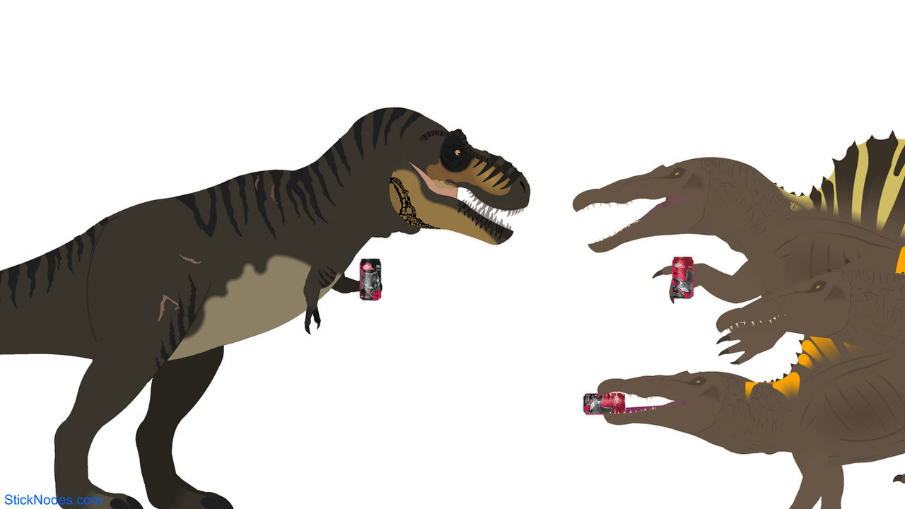JWR: Linus and the Spino Trio Hanging Out