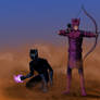 Hawkeye and Black Panther