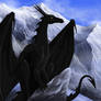 Black dragon, white mountains