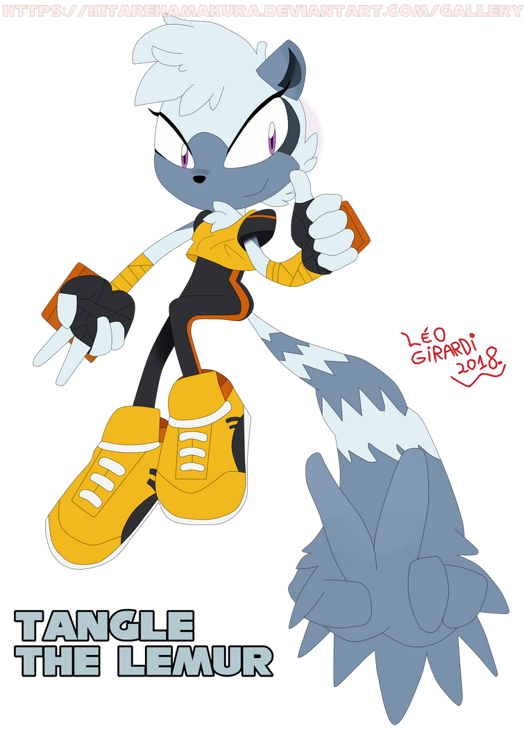 Sonic Riders Tangle Tangle the Lemur | IDW Sonic Comics by KitareHamakura on DeviantArt