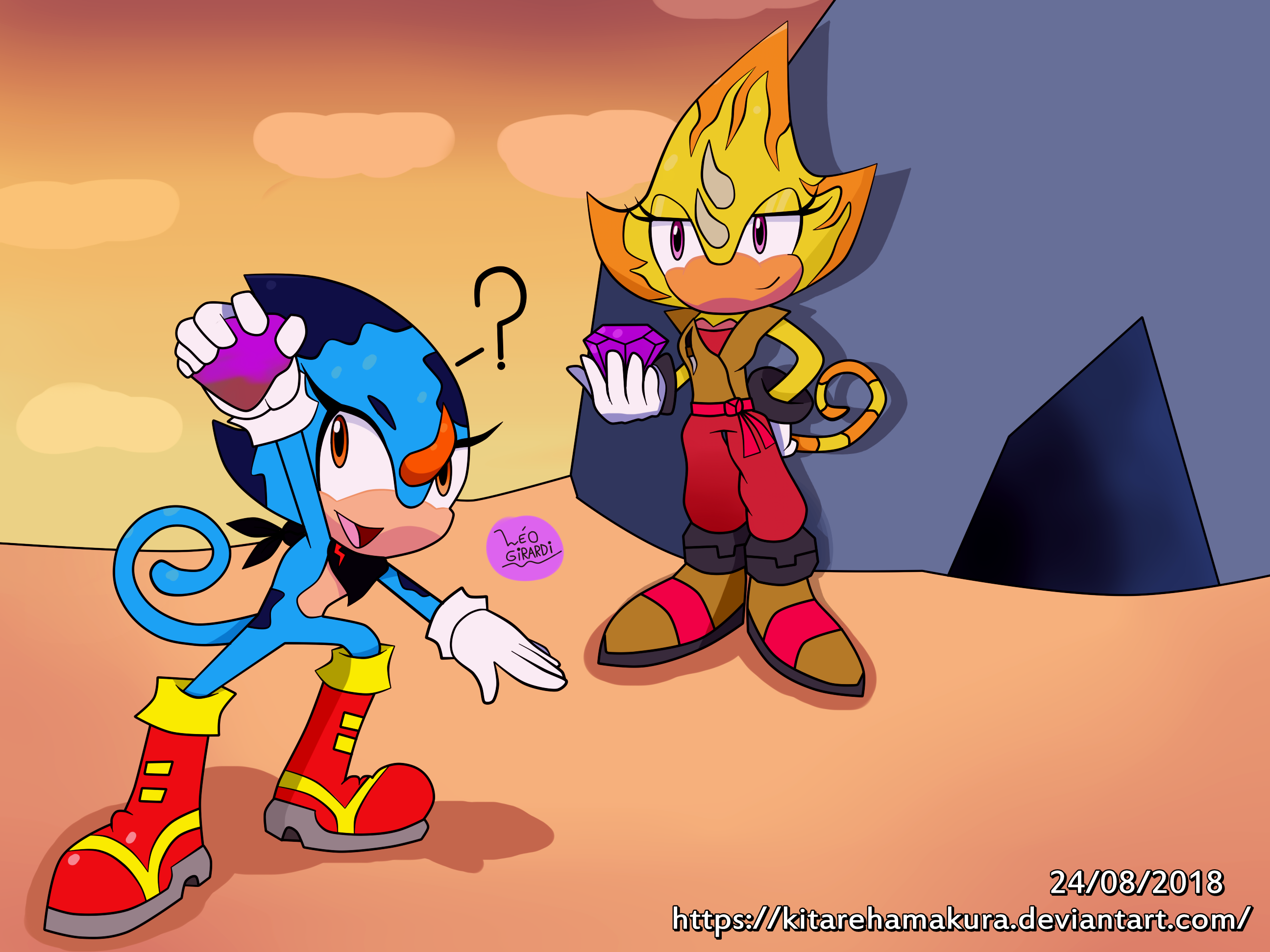 Sophie and Lucia Training