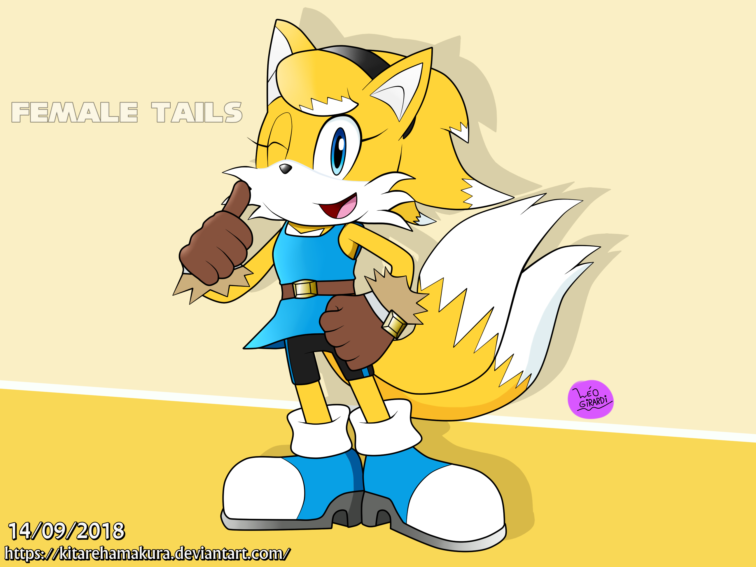 Female Tails REDRAWING by KitareHamakura on DeviantArt