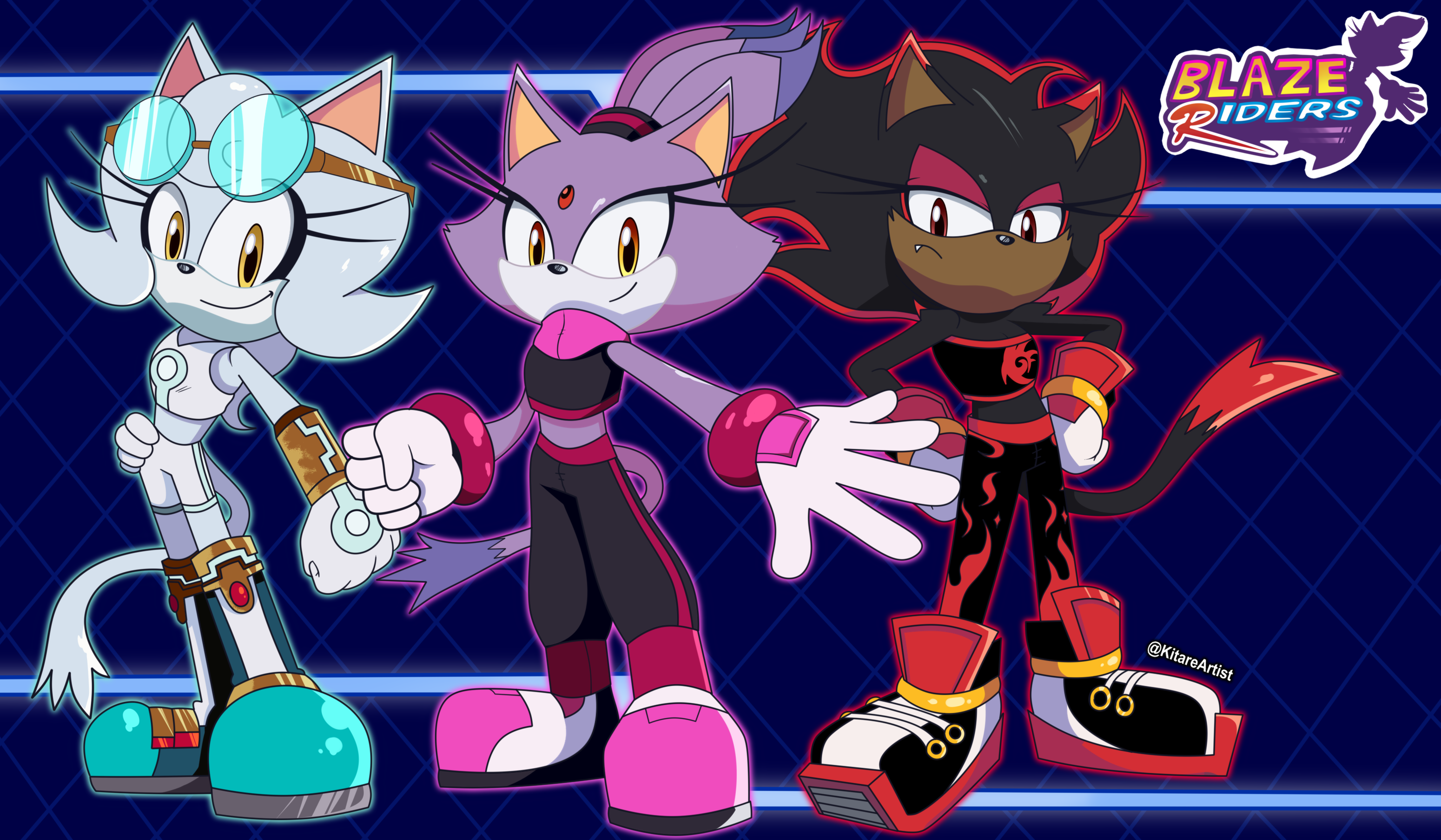 Sonic Riders Blaze Deviantart Sonic Swaps AU: Blaze Riders by KitareHamakura on DeviantArt