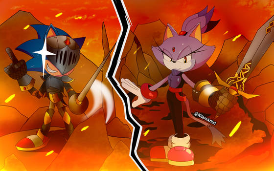 Sonic Swaps AU: Percival Sonic vs Blaze!
