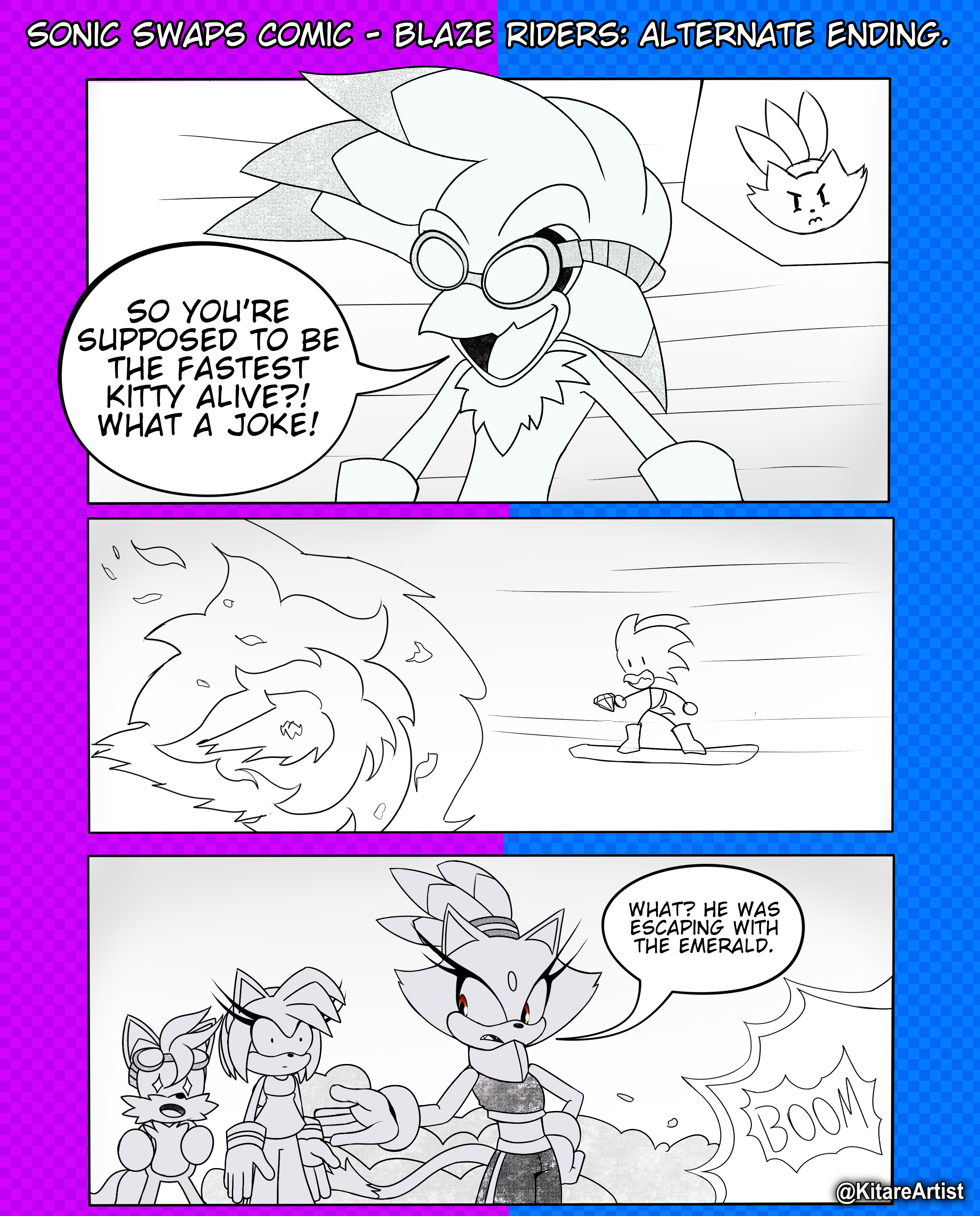 Sonic Riders Blaze Deviantart Sonic Swaps Comic - Blaze Riders by KitareHamakura on DeviantArt