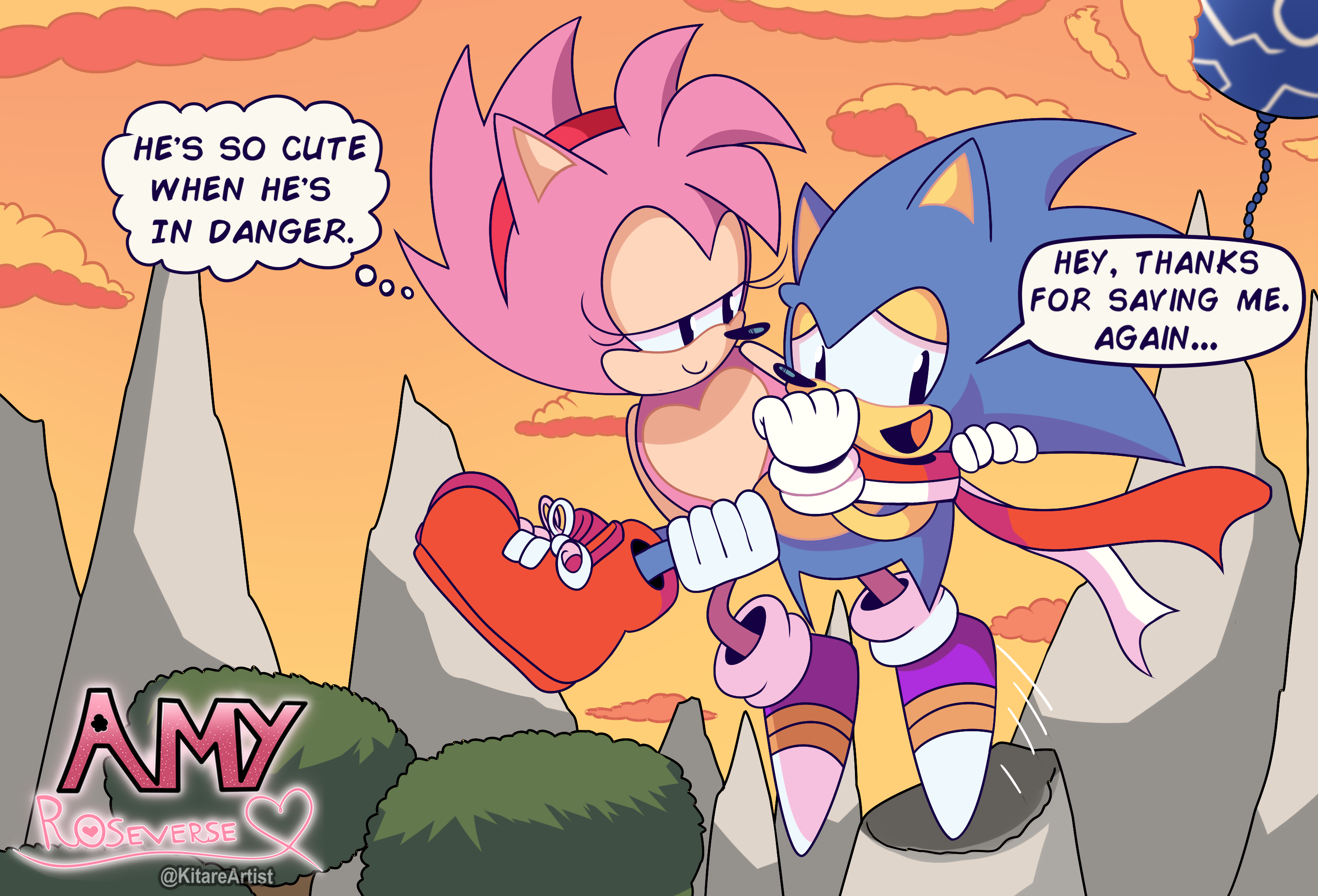 Amy Rose - Sonic Advance Ending by cheril59 on DeviantArt