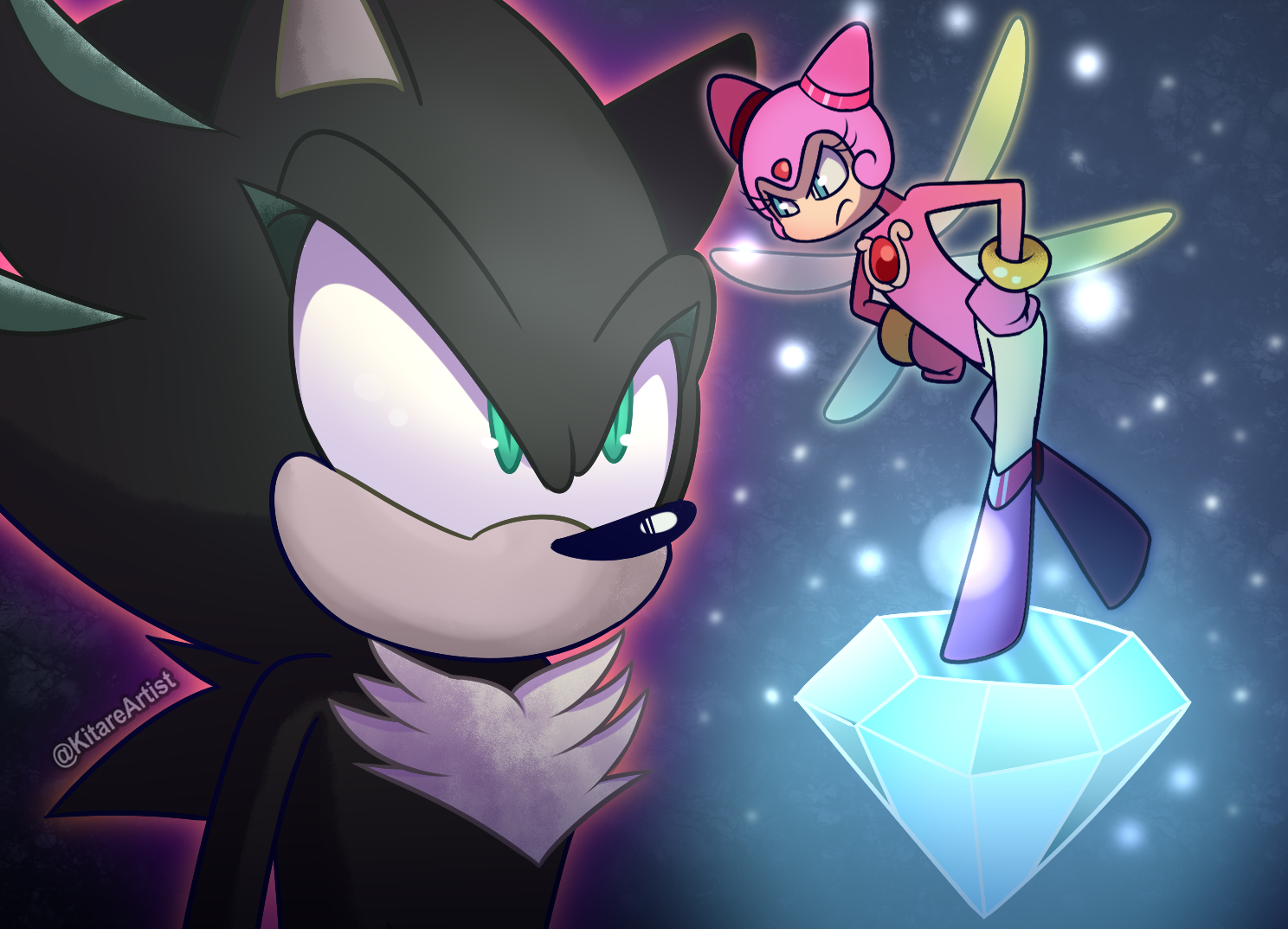 Team Super Sonic vs. Neo Metal Sonic. by CAcartoonfan on DeviantArt