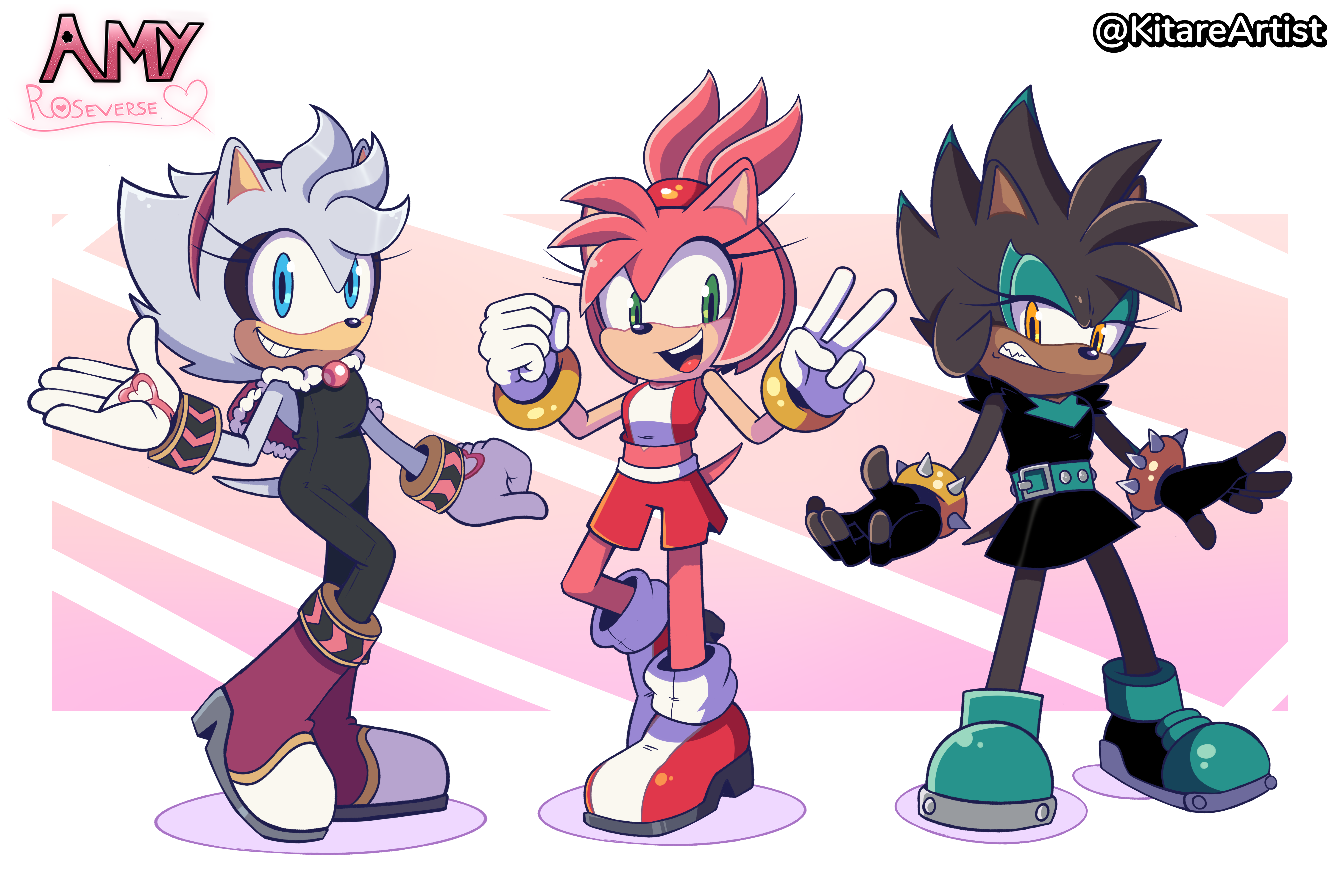 Classic Sonamy (Roseverse Edition) by KitareHamakura on DeviantArt