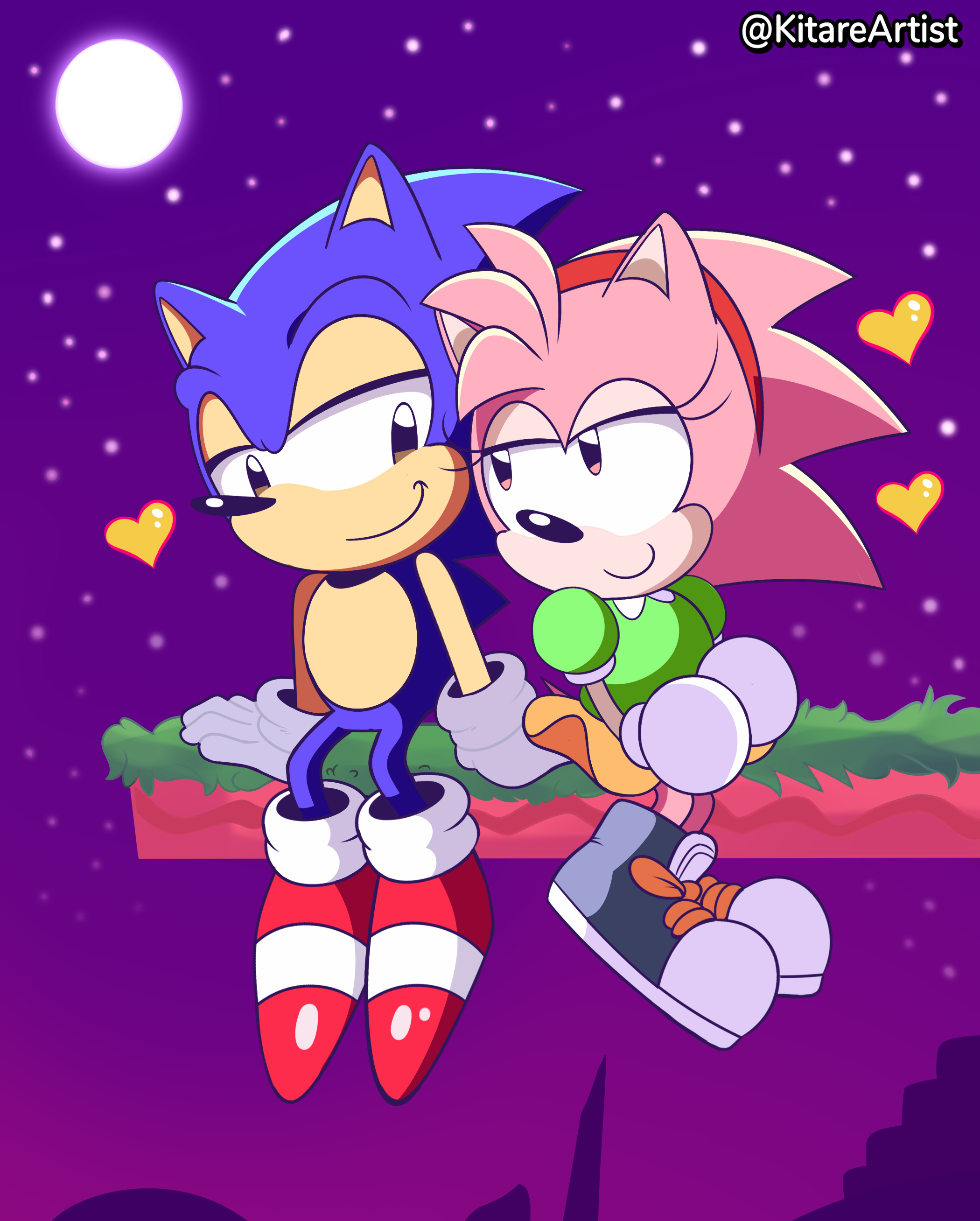 ✨Cipher on Twitter  Sonic and amy, Sonic, Sonic art