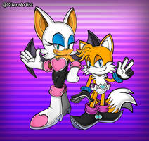 Tails and Rouge - Sky Thieves AU