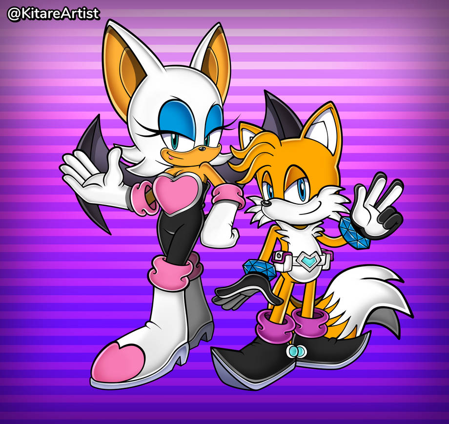 Sonic - TailsxRouge by Khialat on DeviantArt