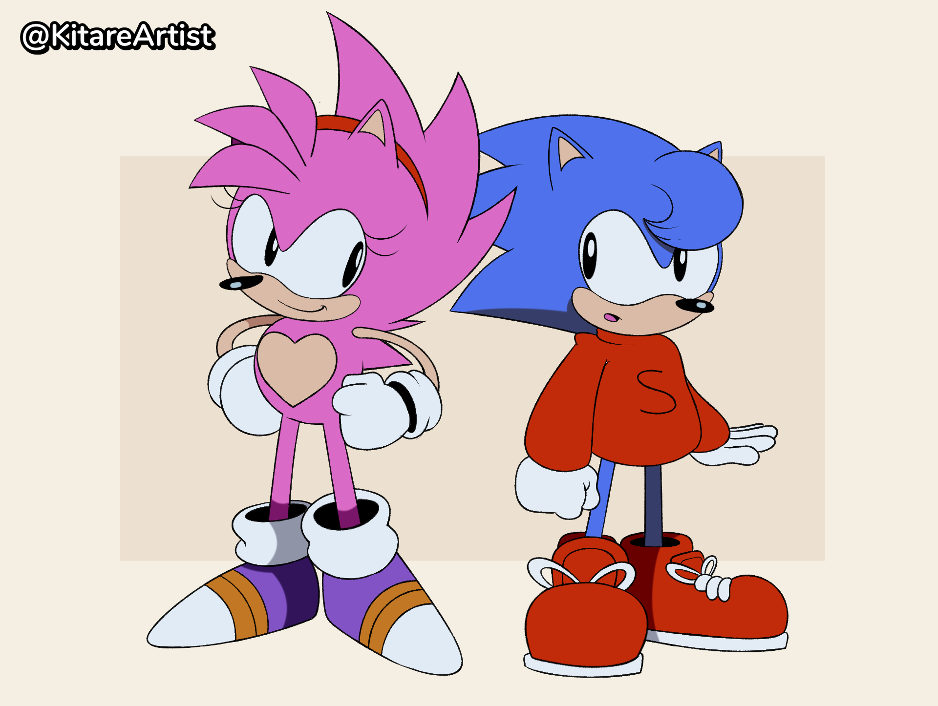 Classic Sonamy (Roseverse Edition) by KitareHamakura on DeviantArt