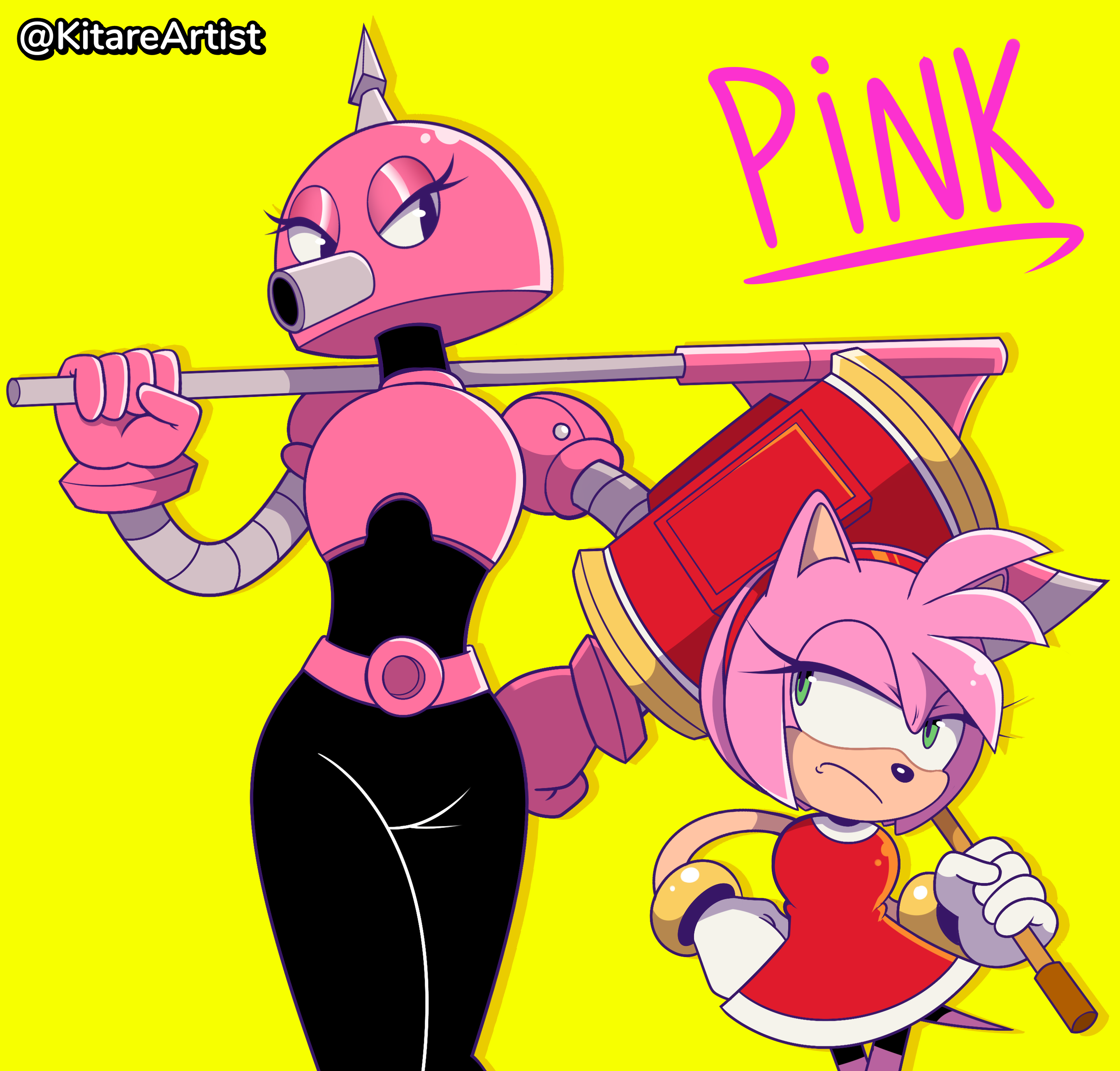 Pink Girls with Big Weapons