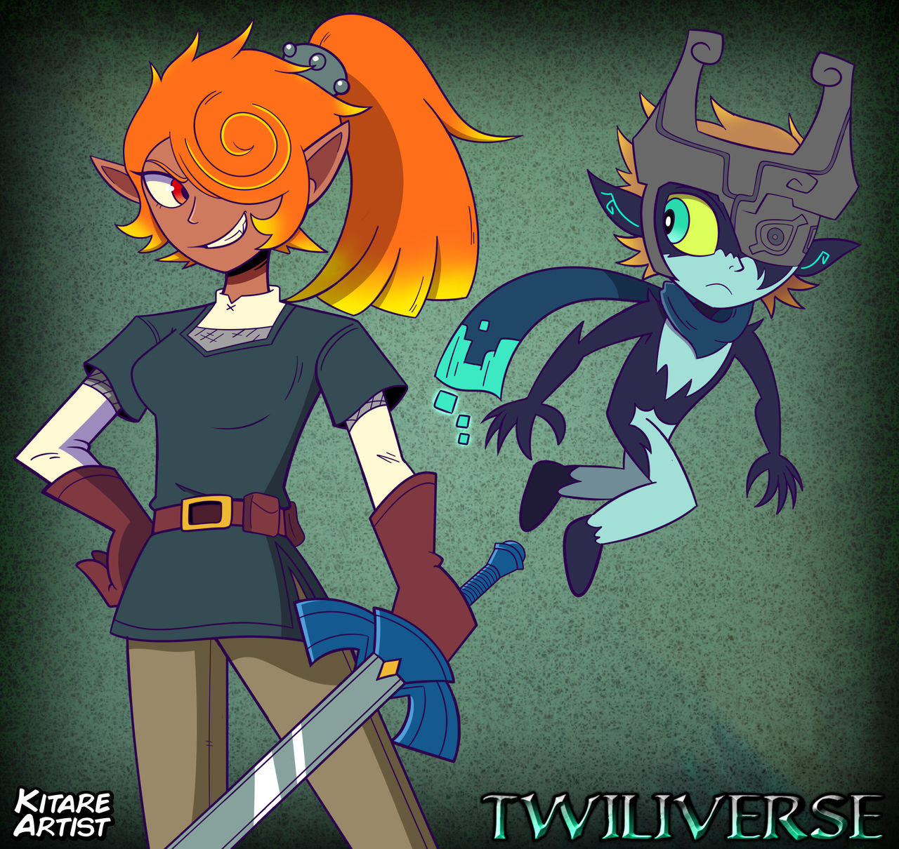 Link and Midna Role Swap (Twiliverse AU)