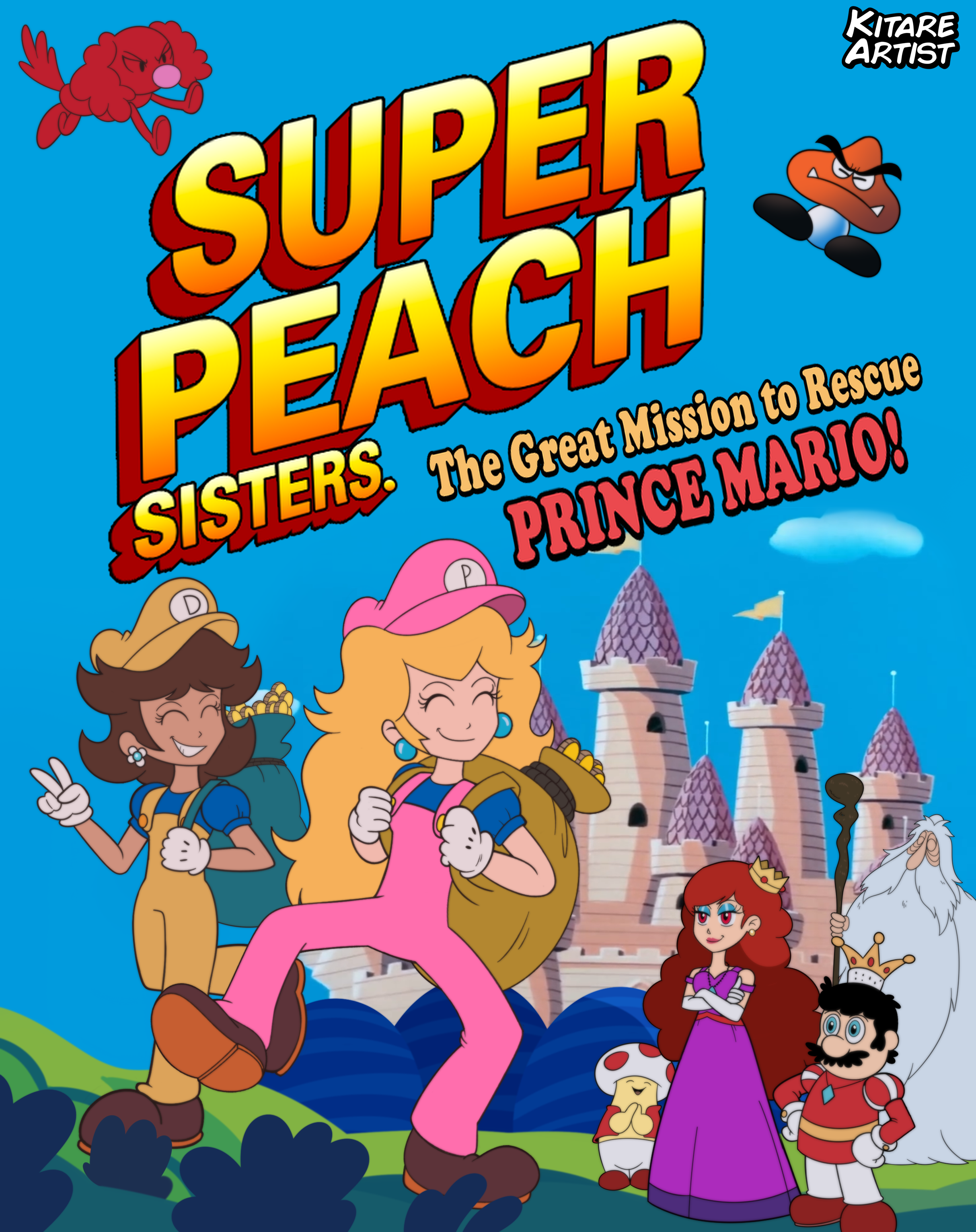 Super Peach Sisters OVA (1986) - Peachverse AU