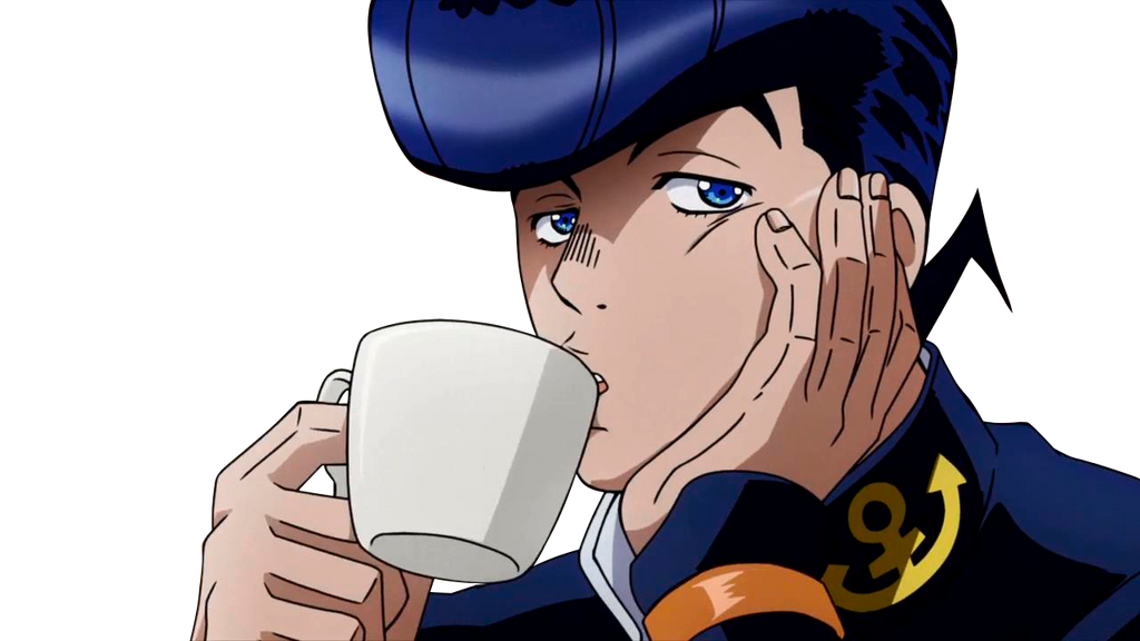 Higashikata Josuke Render Cafe by JieyTempest on DeviantArt