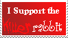 I Support Killer Rabbit Stamp