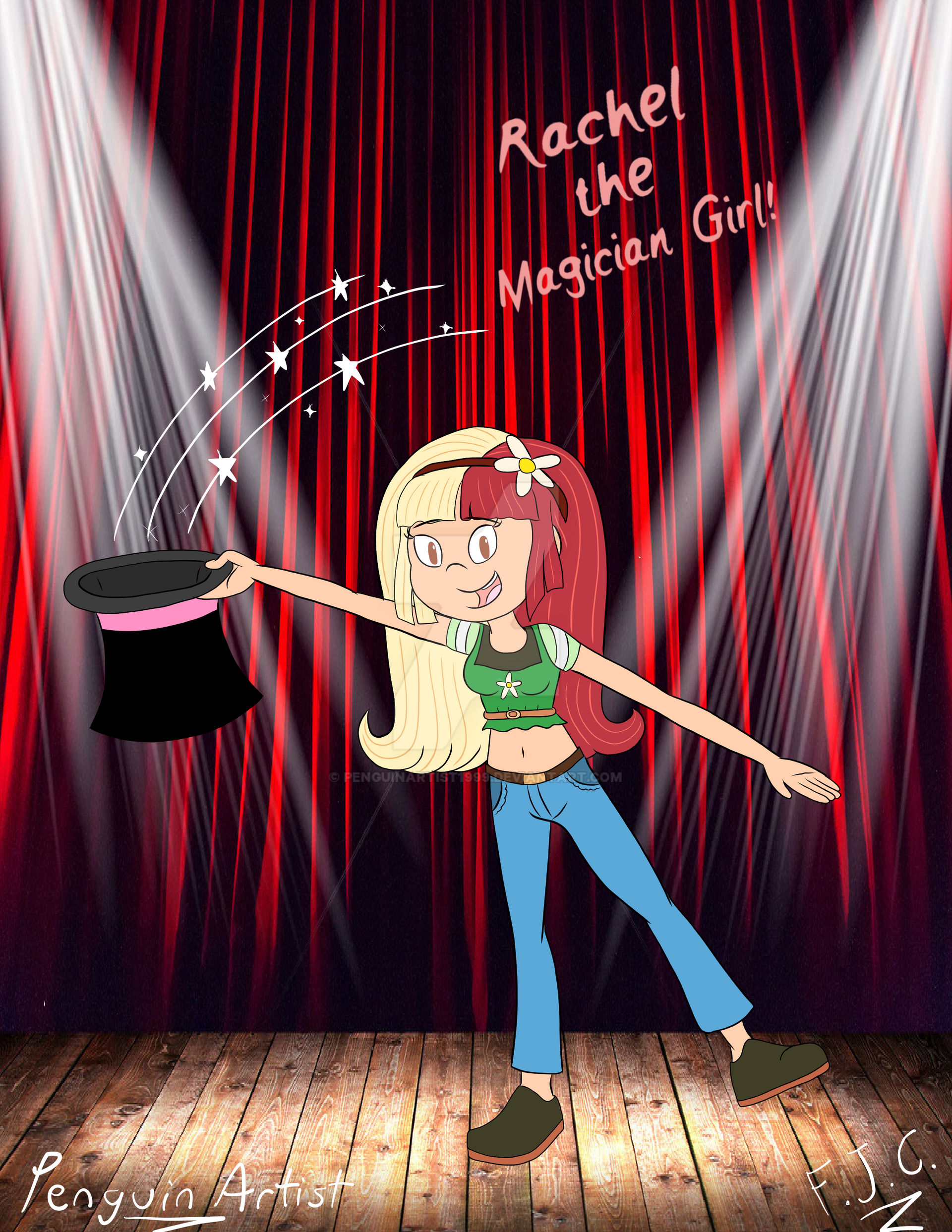 Rachel the Fun-loving Magician Girl by penguinartist1999 on DeviantArt