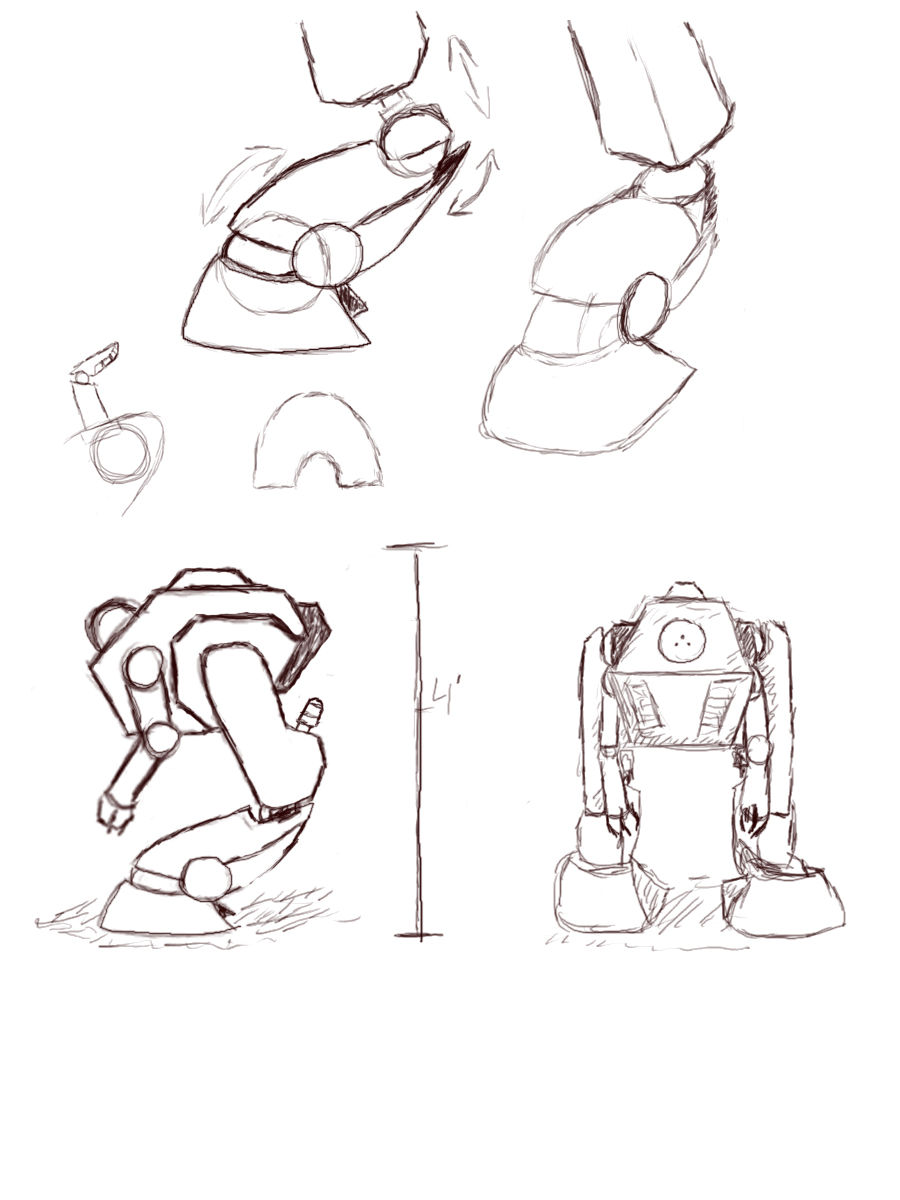 Buddy Bot drawings