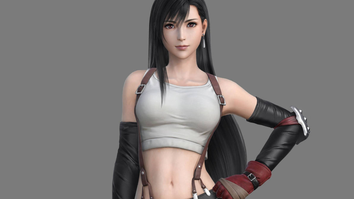 Tifa Lockhart Dissidia Nt Wallpaper Clean Bg By Jmarvelhero On Deviantart 