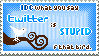 F twitter stamp