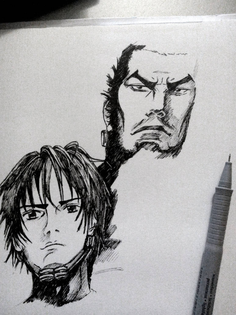 Muscle Rider Gantz artwork WIP - Kurono Muscle rider Kato p.1 by Musiriam on DeviantArt