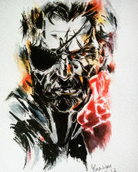 Metal Gear Solid V Ink and Watercolors - Gift