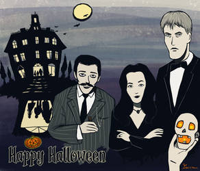 Happy Halloween with Addams Family