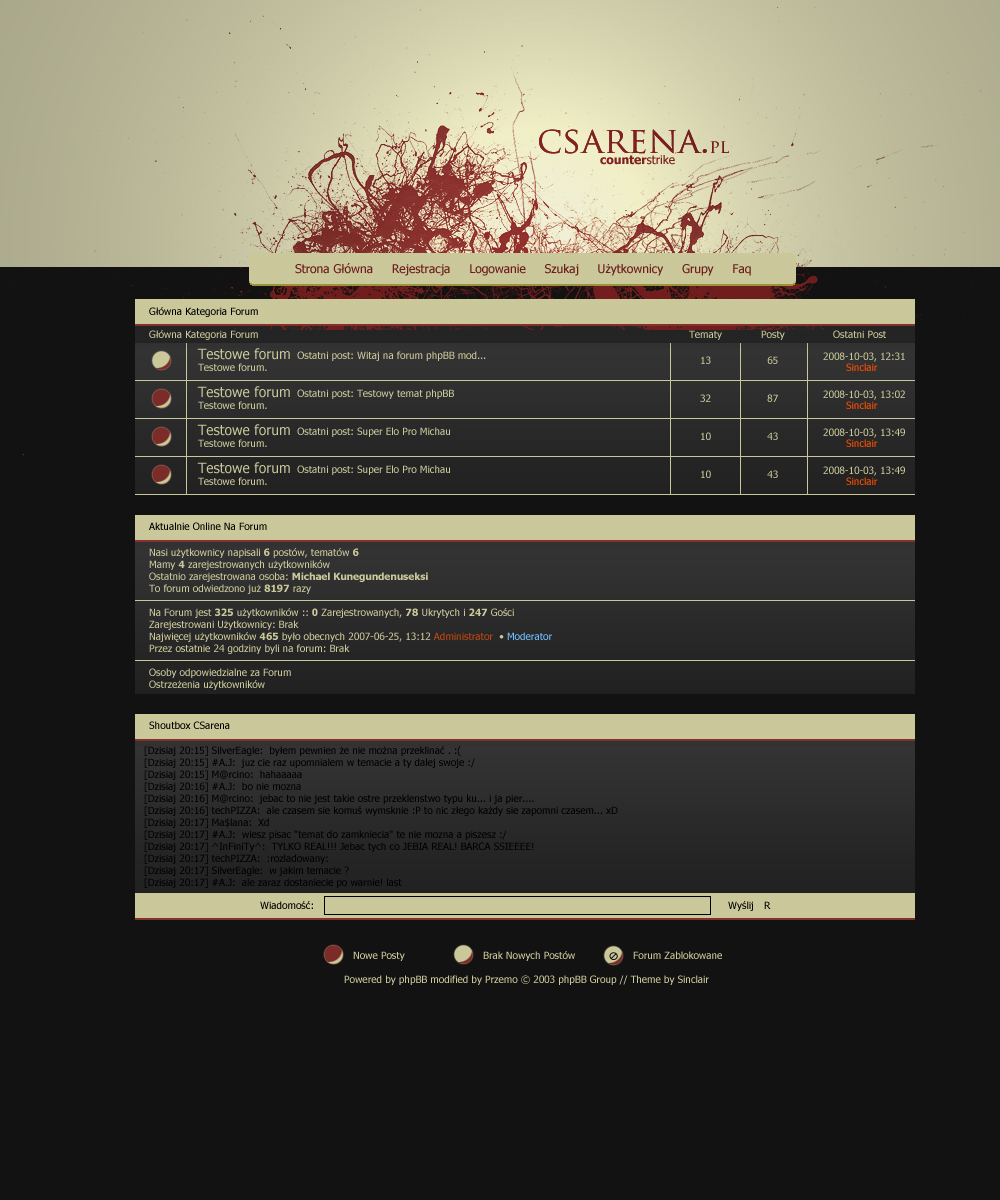 Forum Theme Design