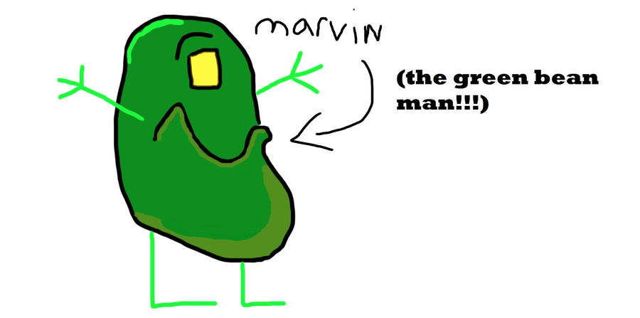marvin 'the green bean man' by JPR1226 on DeviantArt