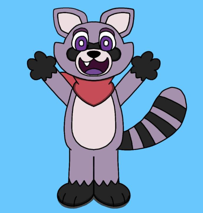 Indigo Racoon Pointing Rambley The Raccoon (Indigo Park) by HapyStarDream13 on DeviantArt
