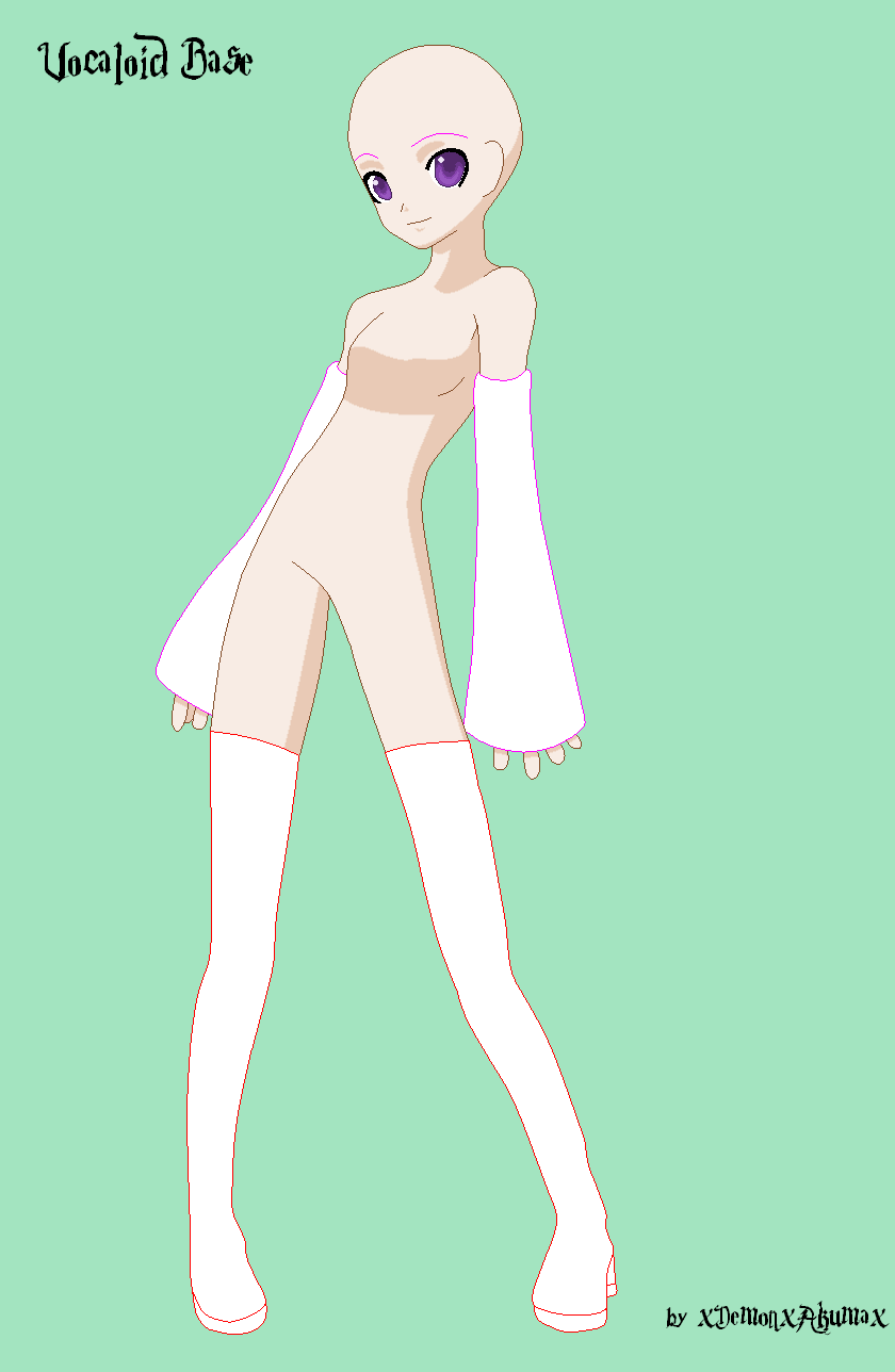 Anime Full Body Drawing Base - img-sycamore