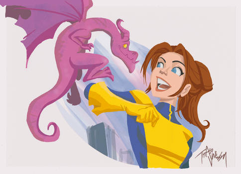 Kitty Pryde and Lockheed