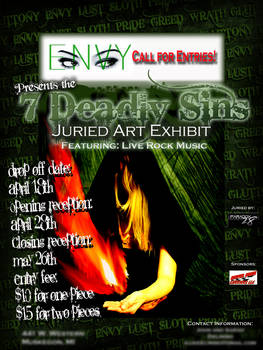 Club Envy Art Show Poster