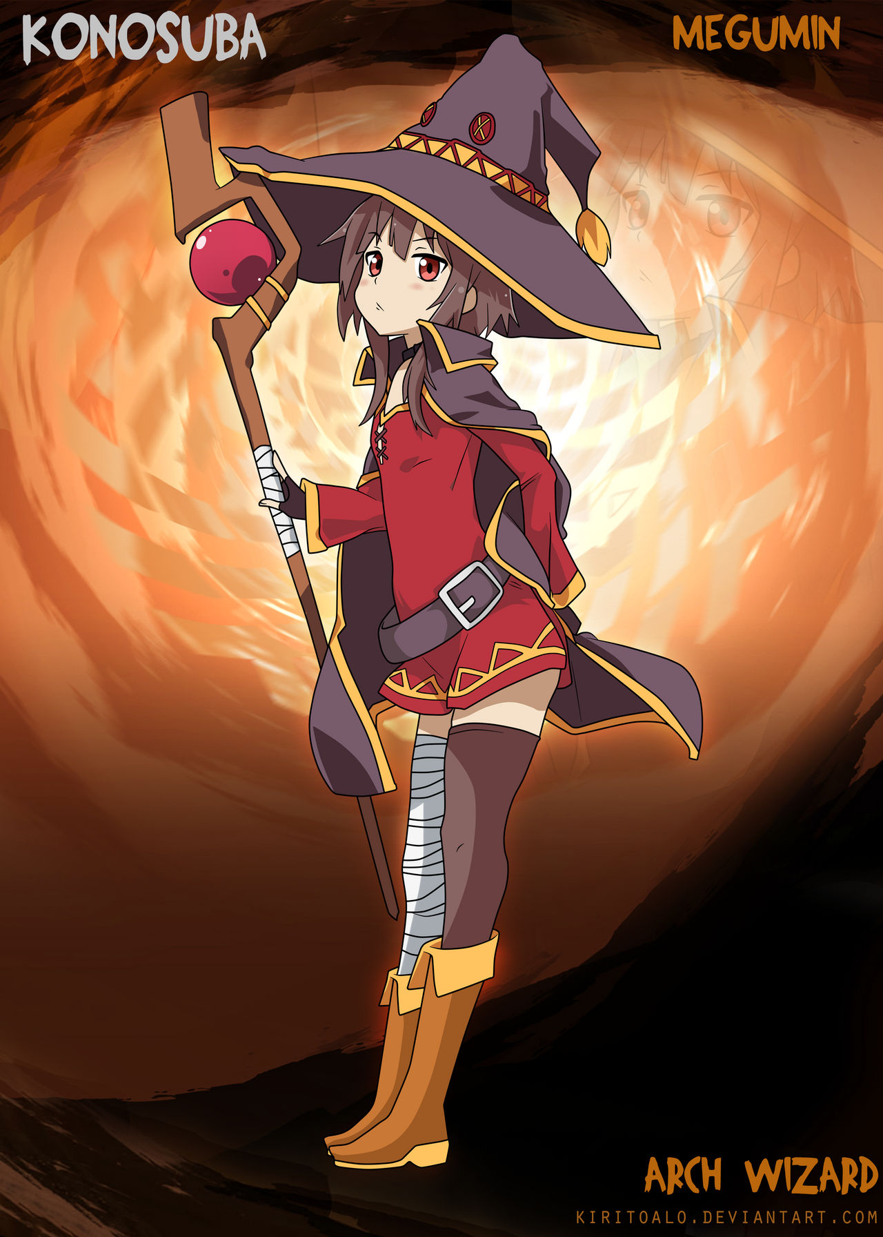 Megumin (Konosuba) by twcfree on DeviantArt