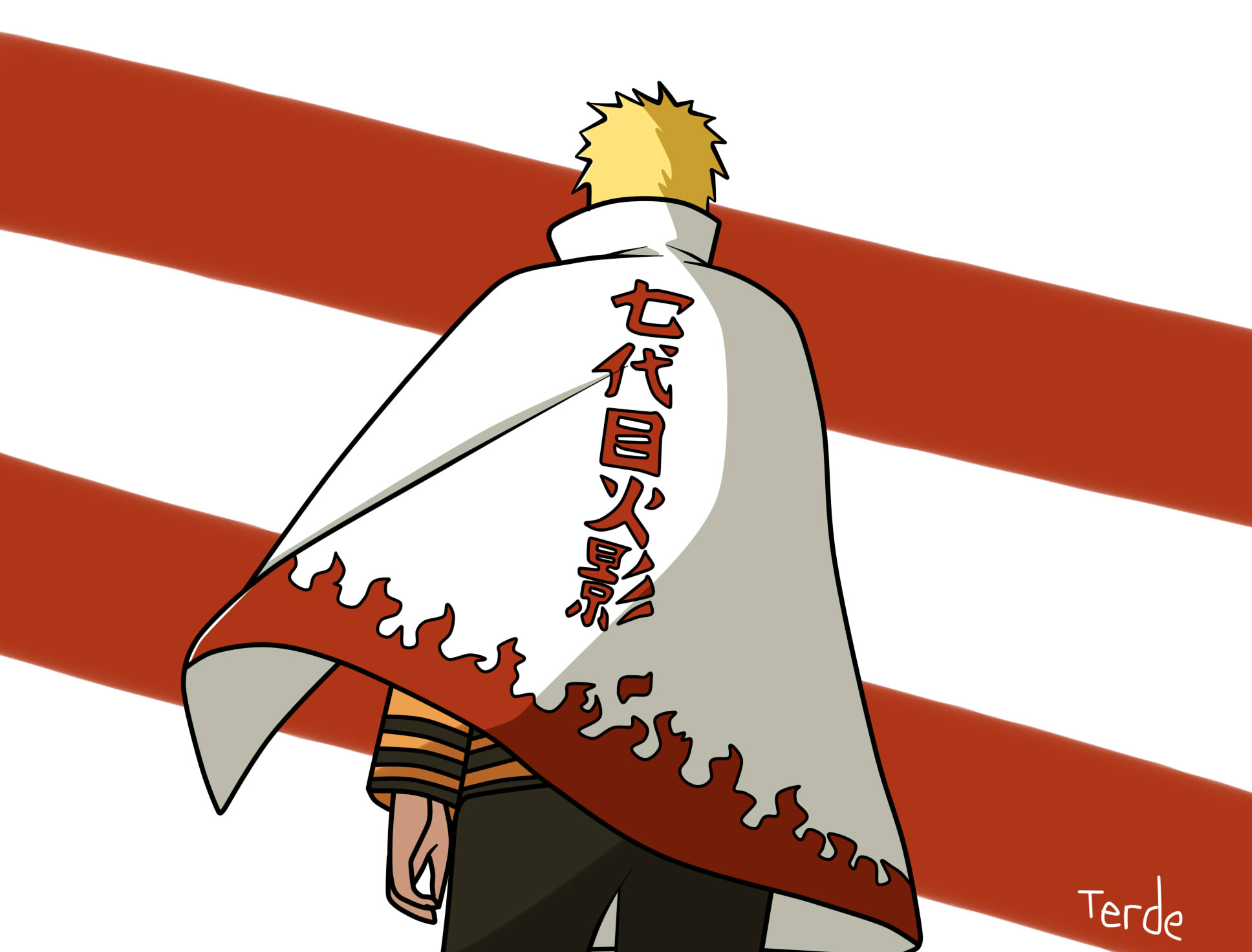 my wallpaper i made for our 7th Hokage. : r/Naruto